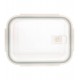 Pote 640ml Retangular Hermético Borossilicato Transparente